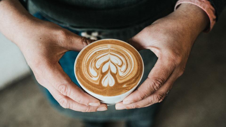 Espresso met een dikke laag crema